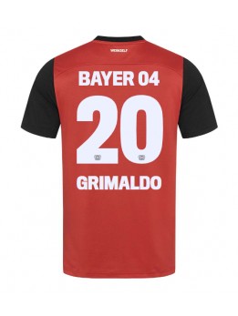 Moški Nogometna dresi replika Bayer Leverkusen Alejandro Grimaldo #20 Domači 2024-25 Kratek rokav